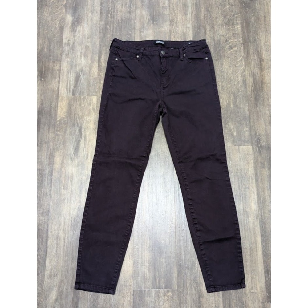 Buffalo David Bitton Hanna High Rise Skinny Jeans Plum Purple 10/30 Soft Stretch